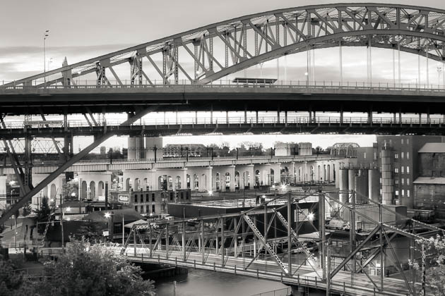 Bridges, Cleveland Flats, 2013